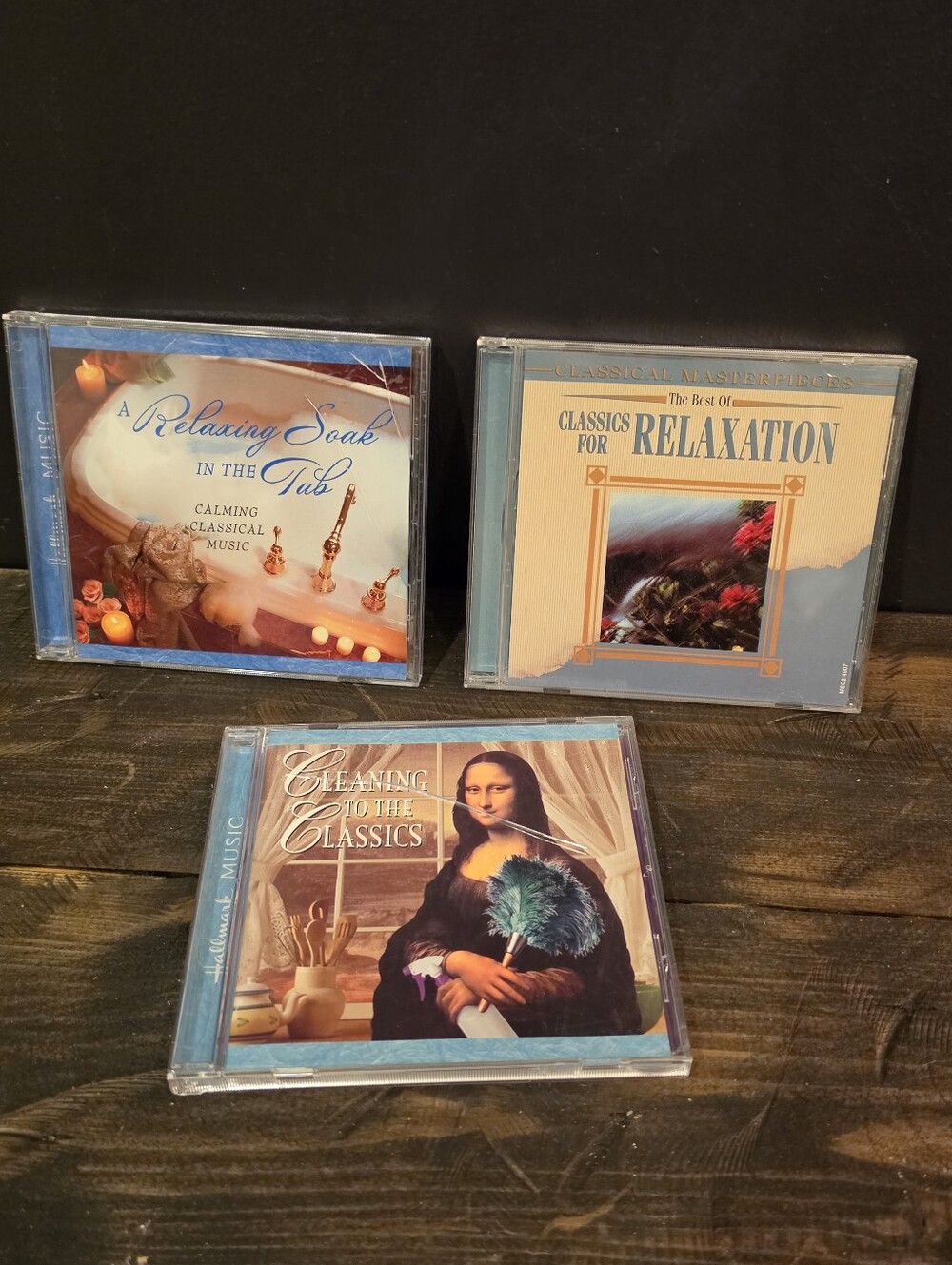 CD Lot 3 Hallmark Madacy Cleaning Relaxation Soak Tub Vintage